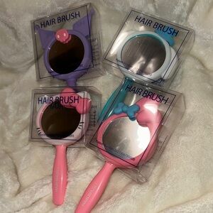 Sanrio Hair Brush Set with Mirrors